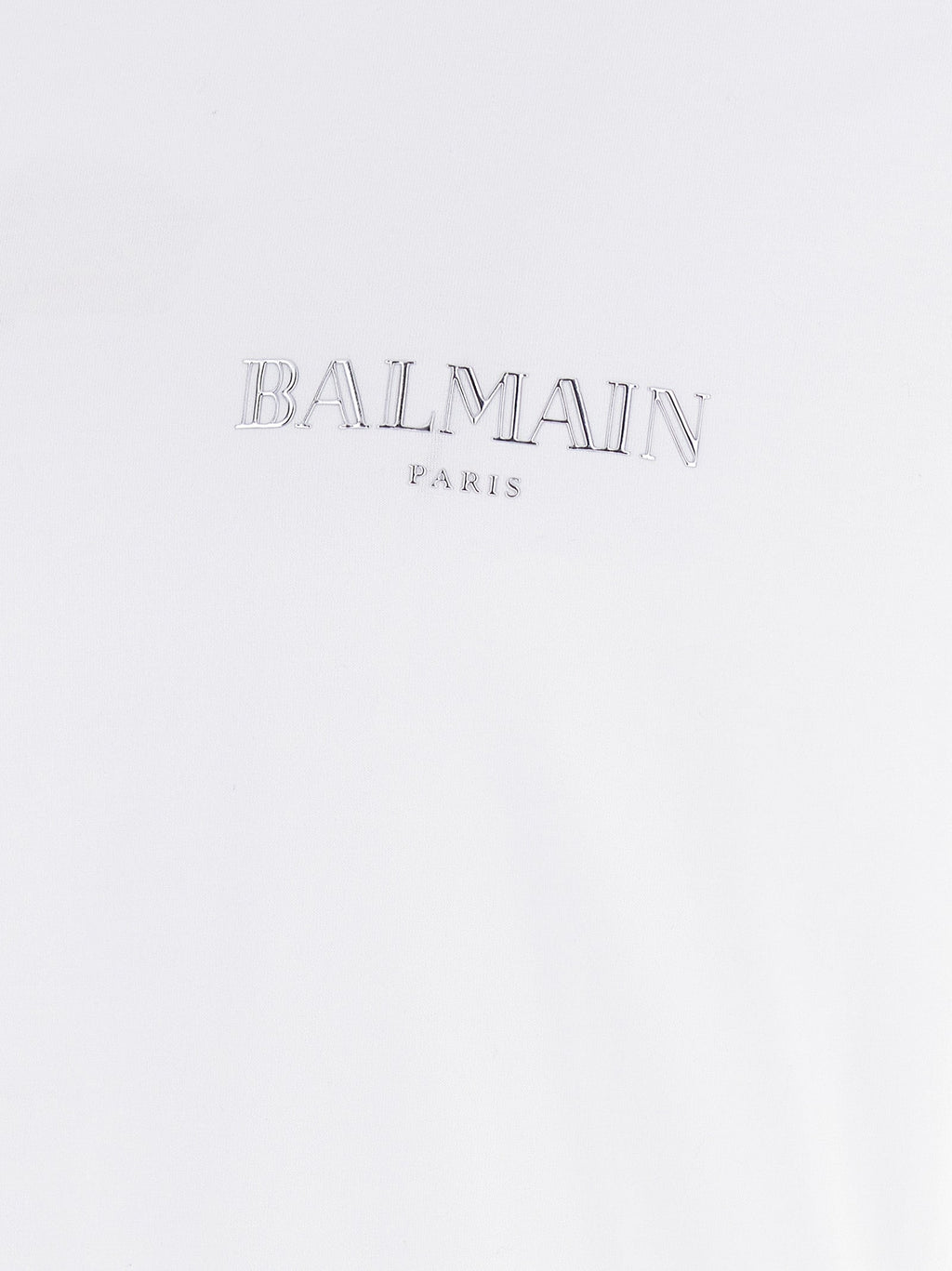 Balmain White Organic Cotton T-Shirt