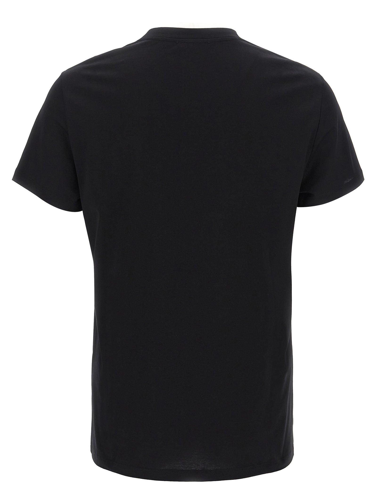 Balmain Black Organic Cotton T-Shirt