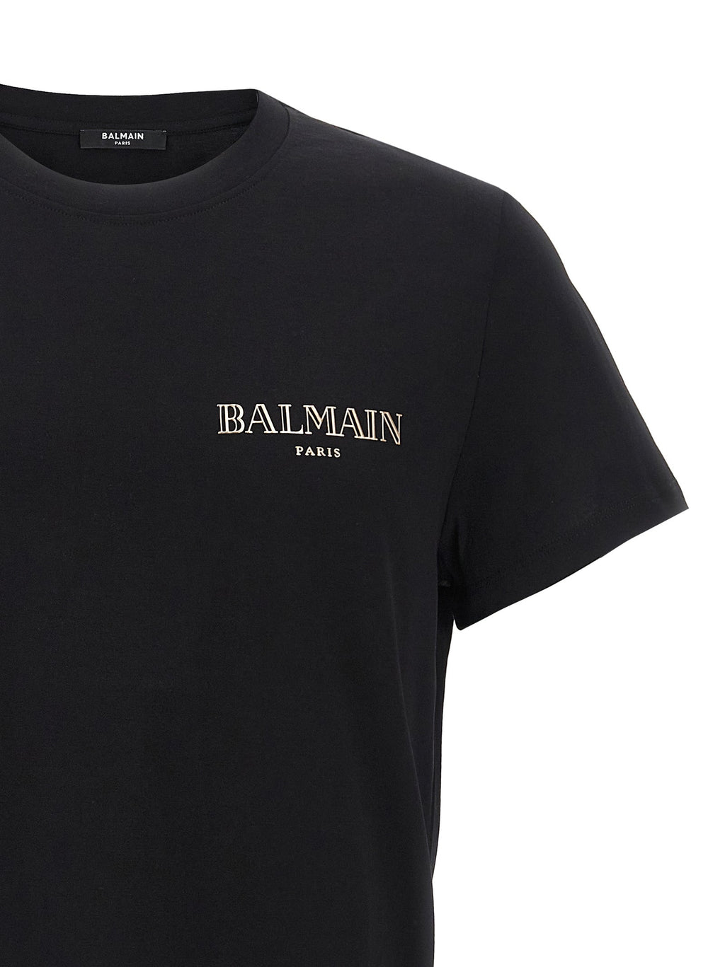 Balmain Black Organic Cotton T-Shirt