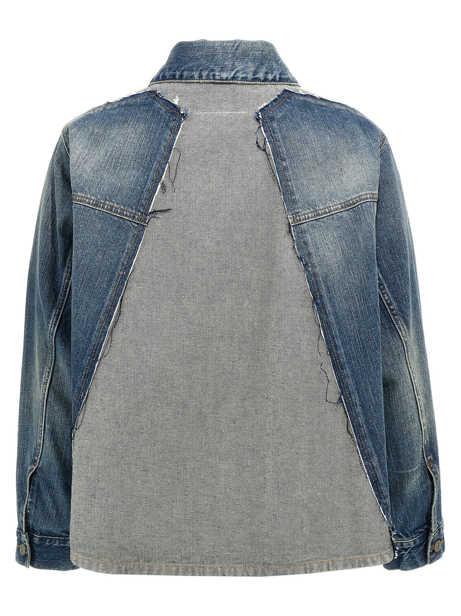 MM6 Maison Margiela Blue Cotton Denim Jacket