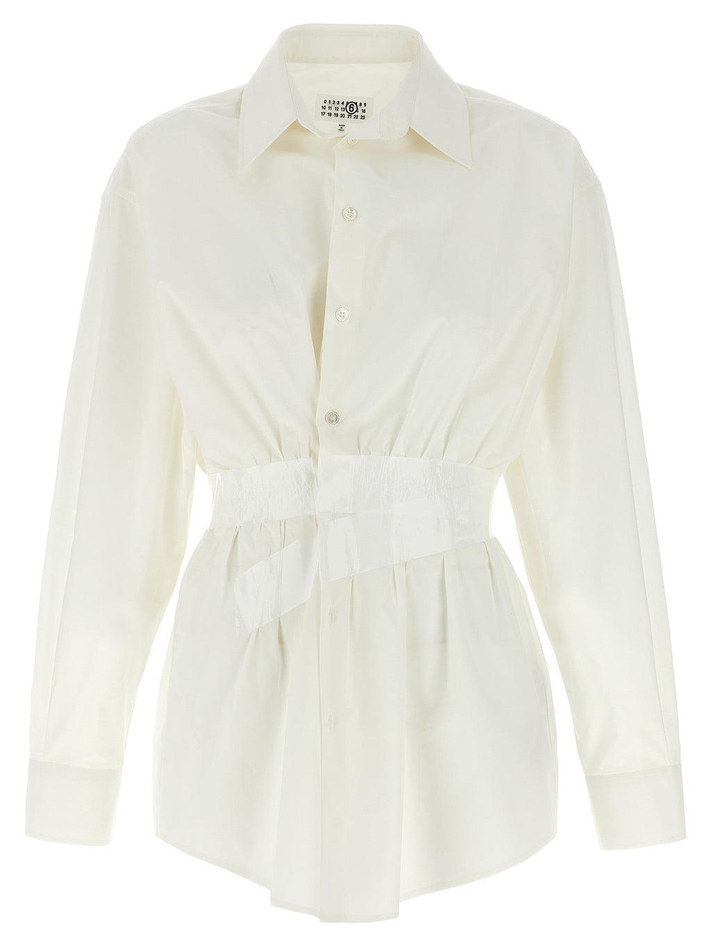 MM6 Maison Margiela White Cotton Blouse
