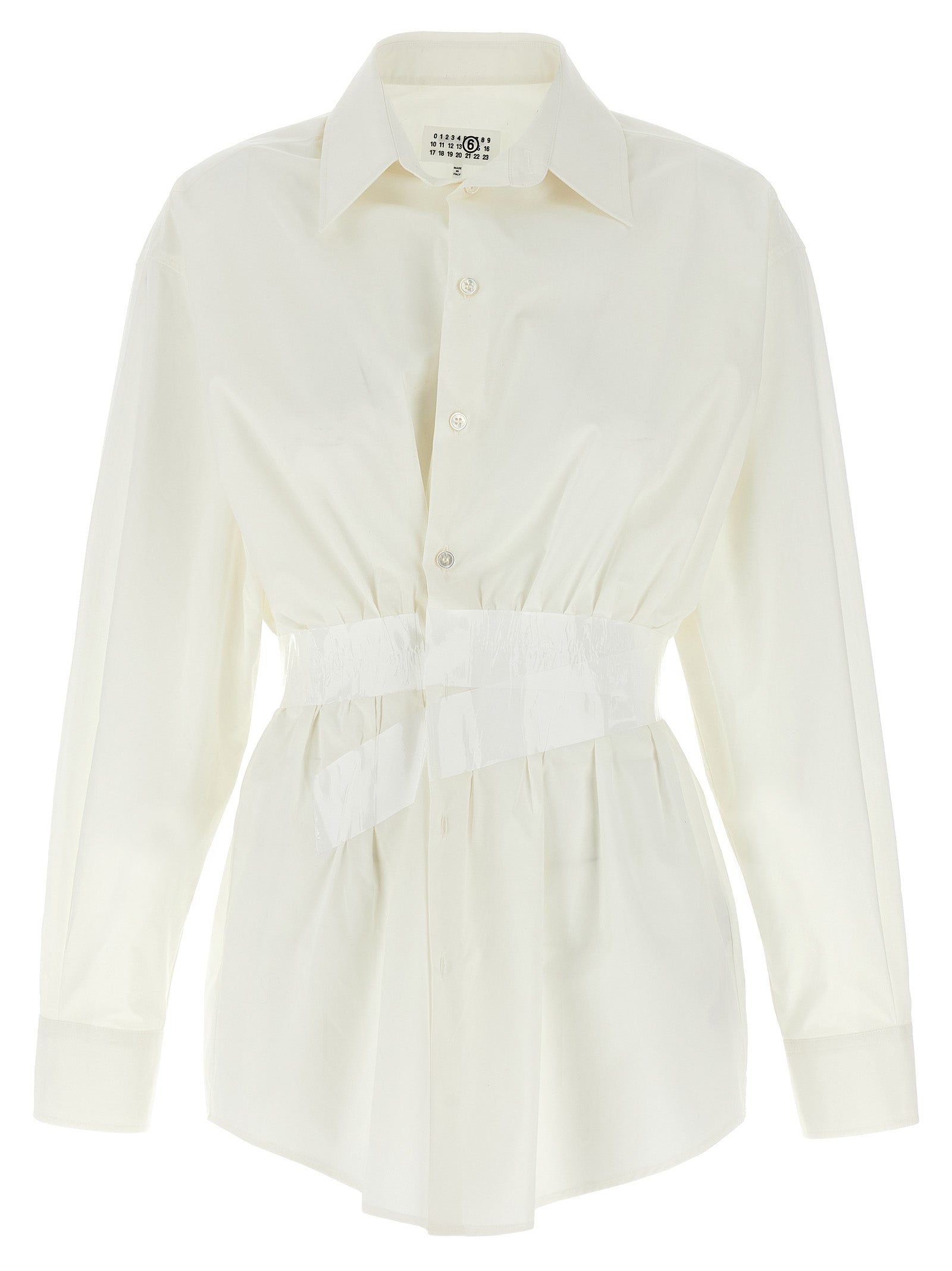 MM6 Maison Margiela White Cotton Blouse