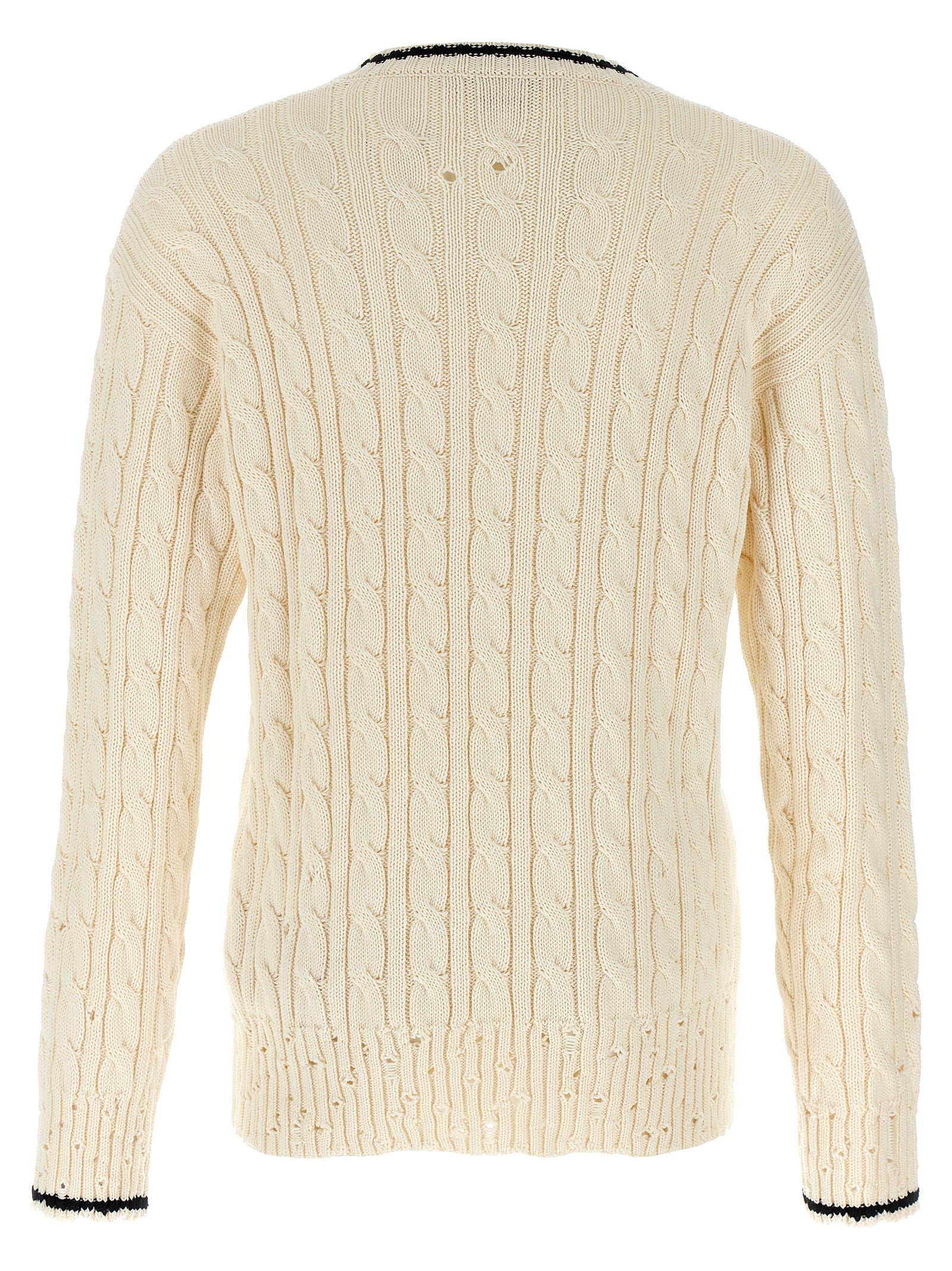 Marni White Cotton Cardigan