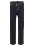 Dsquared² Blue Cotton Casual Pants