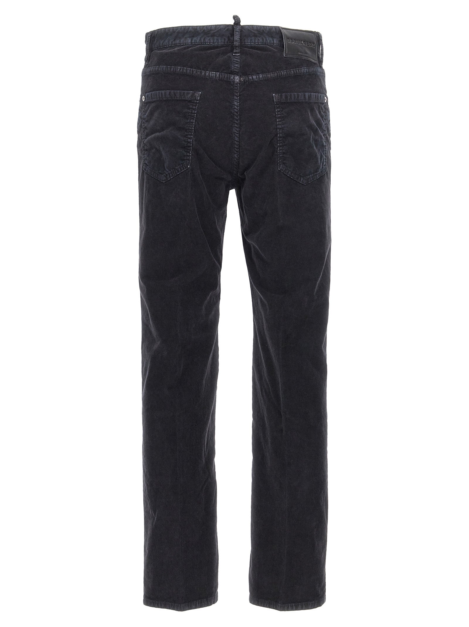 Dsquared² Blue Cotton Casual Pants
