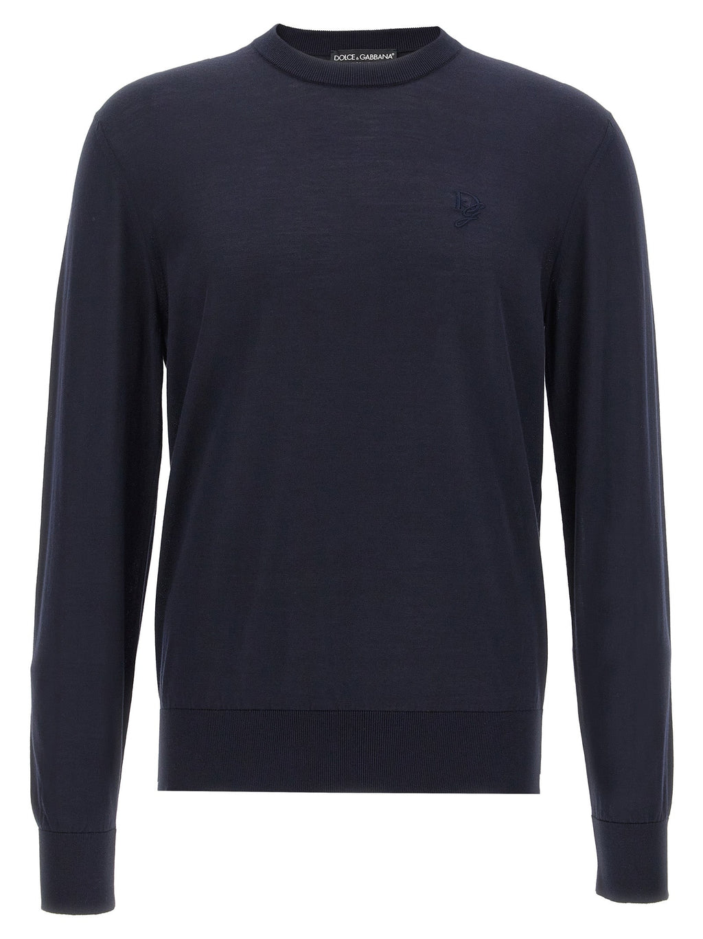Dolce & Gabbana Blue Silk Cardigan