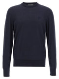Dolce & Gabbana Blue Silk Cardigan