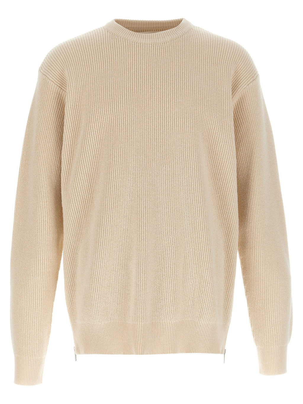 Jil Sander Beige Cotton Cardigan