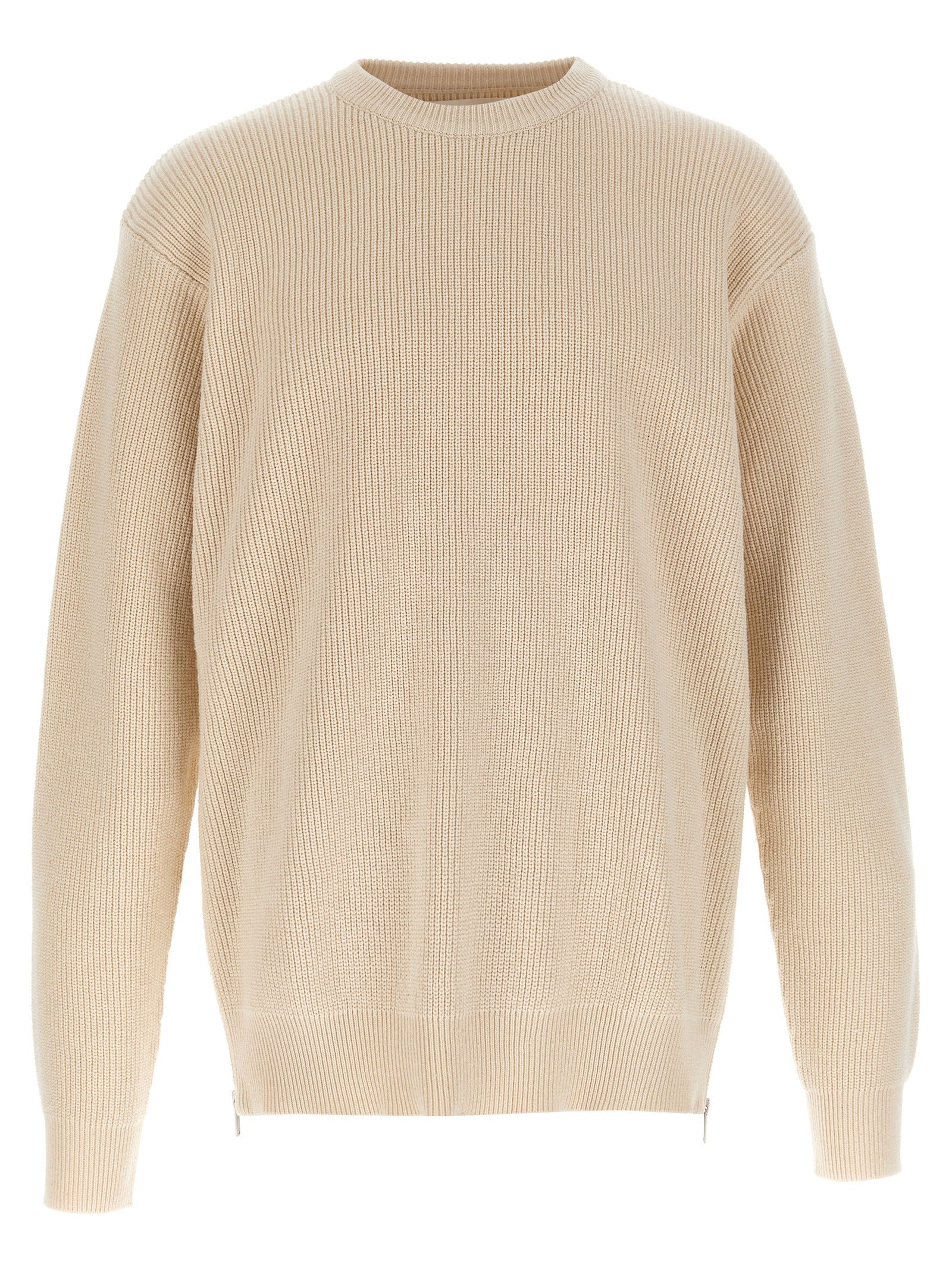 Jil Sander Beige Cotton Cardigan