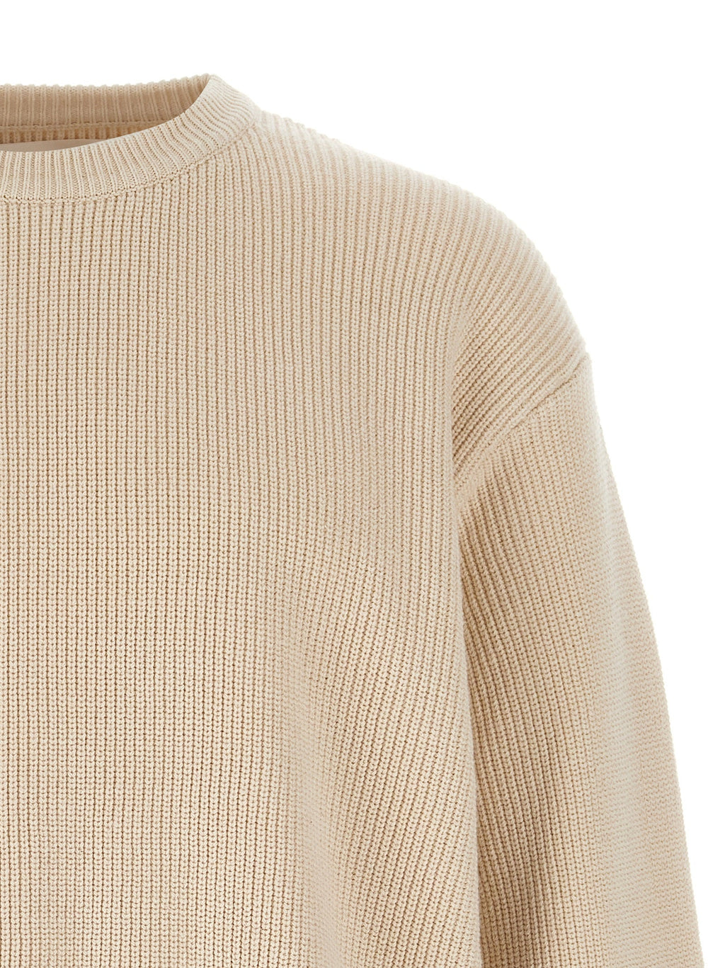 Jil Sander Beige Cotton Cardigan