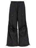 The Attico Black Polyester Casual Pants