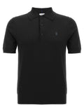 Burberry Black Wool Polo Shirt