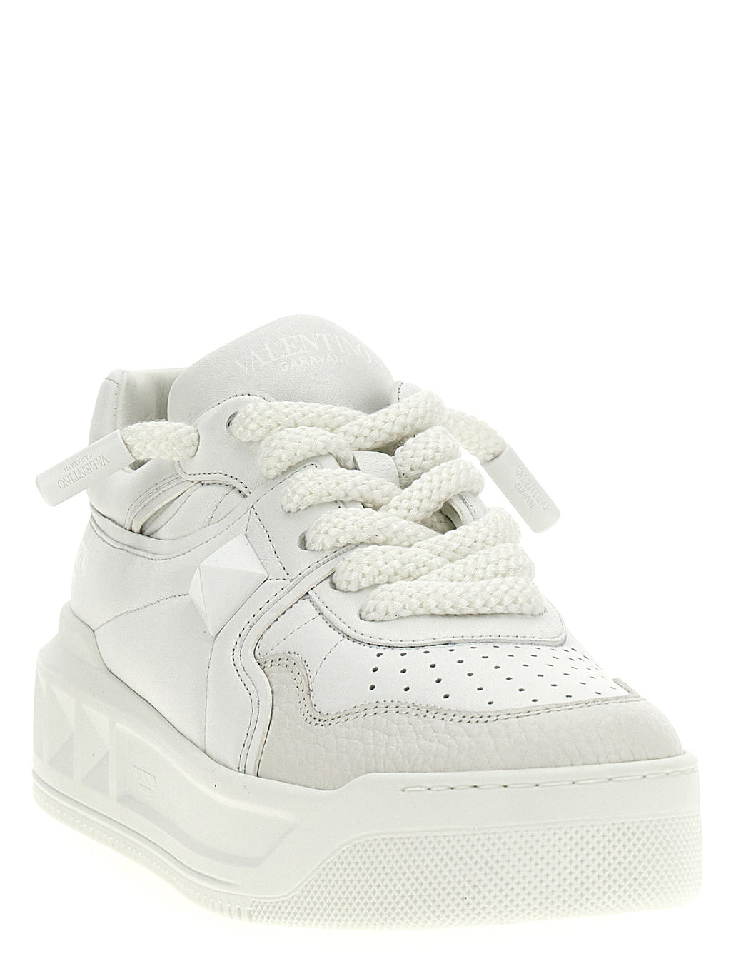 Valentino Garavani White Calfskin Chunky Sneakers
