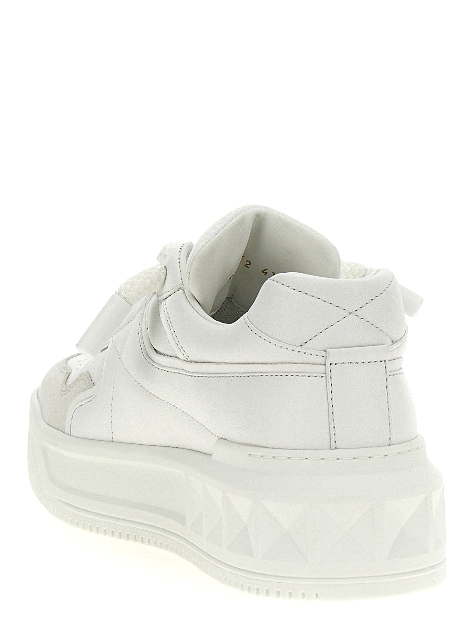 Valentino Garavani White Calfskin Chunky Sneakers