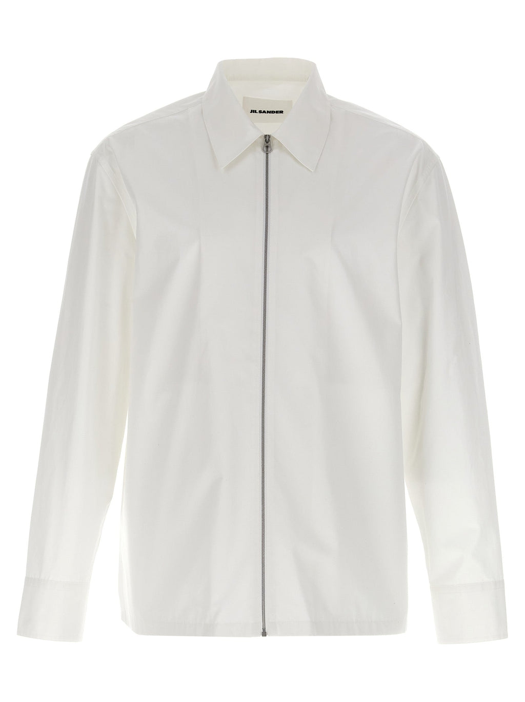 Jil Sander White Cotton Blouse