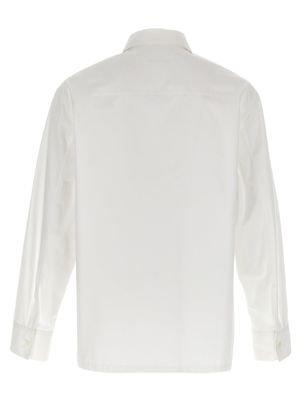 Jil Sander White Cotton Blouse