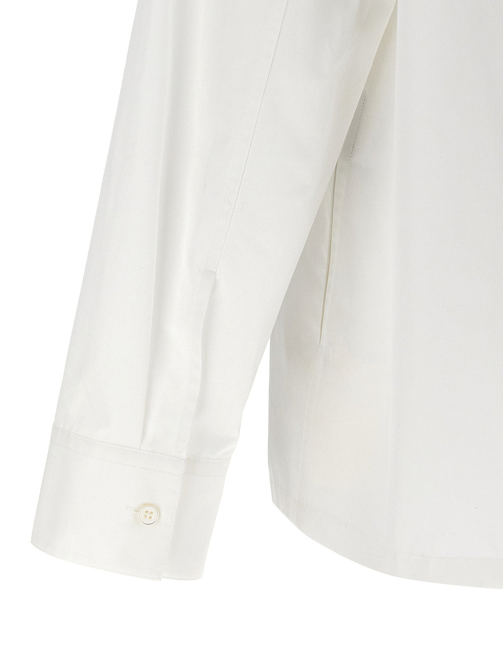 Jil Sander White Cotton Blouse