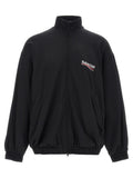 Balenciaga Black Polyamide Sweatshirt