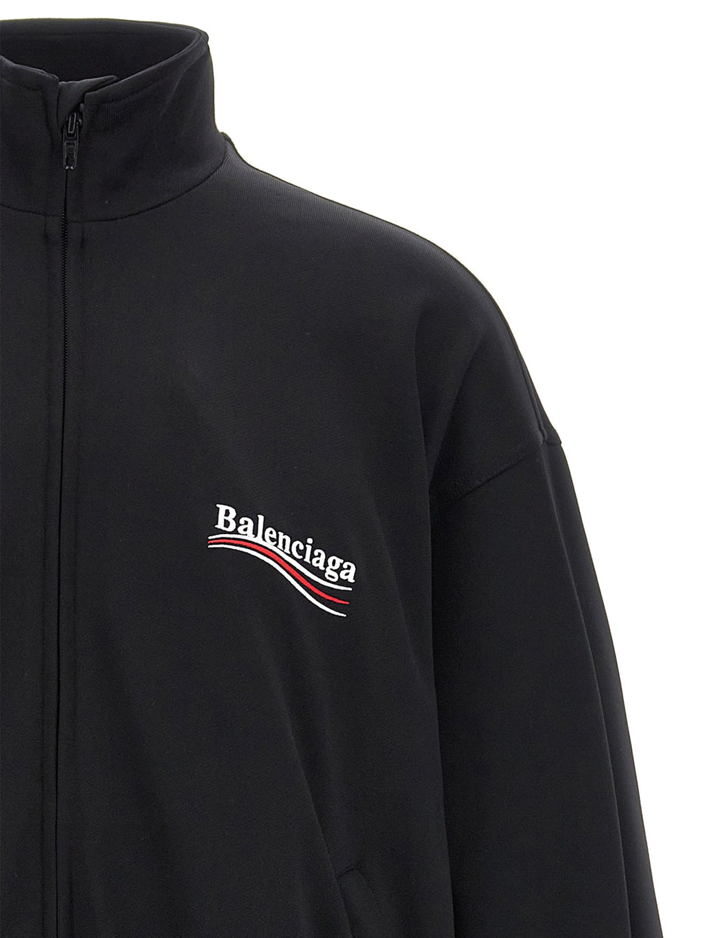 Balenciaga Black Polyamide Sweatshirt