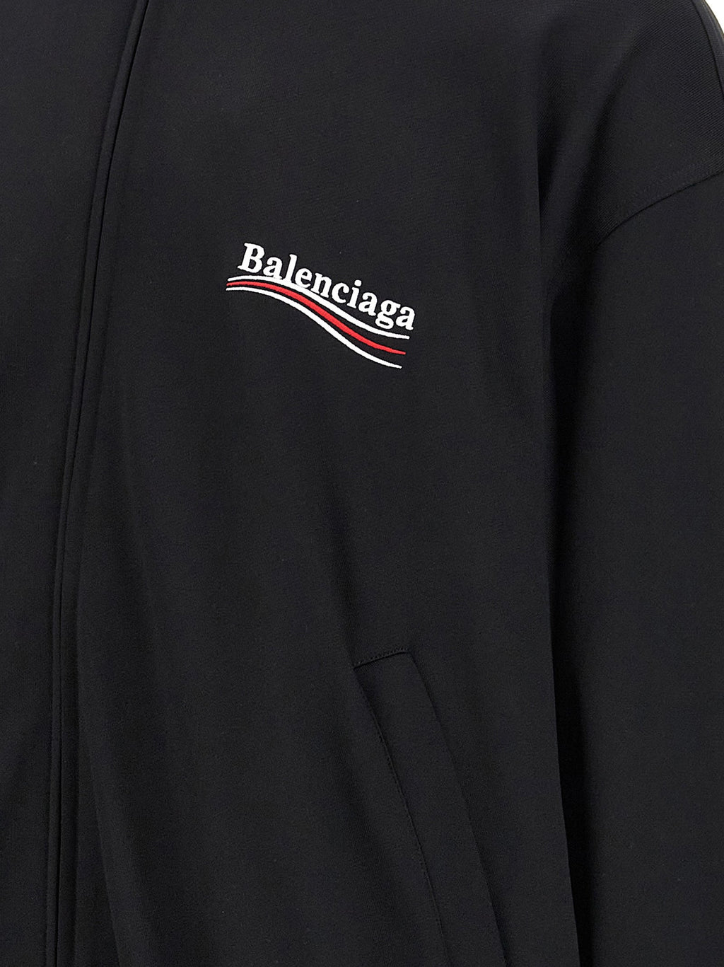 Balenciaga Black Polyamide Sweatshirt