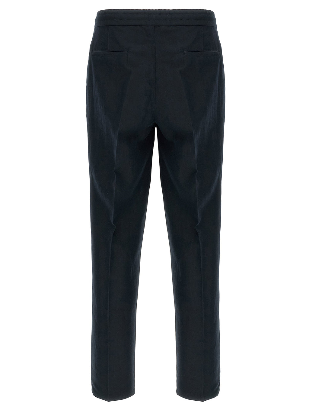 Brunello Cucinelli Blue Linen Casual Pants