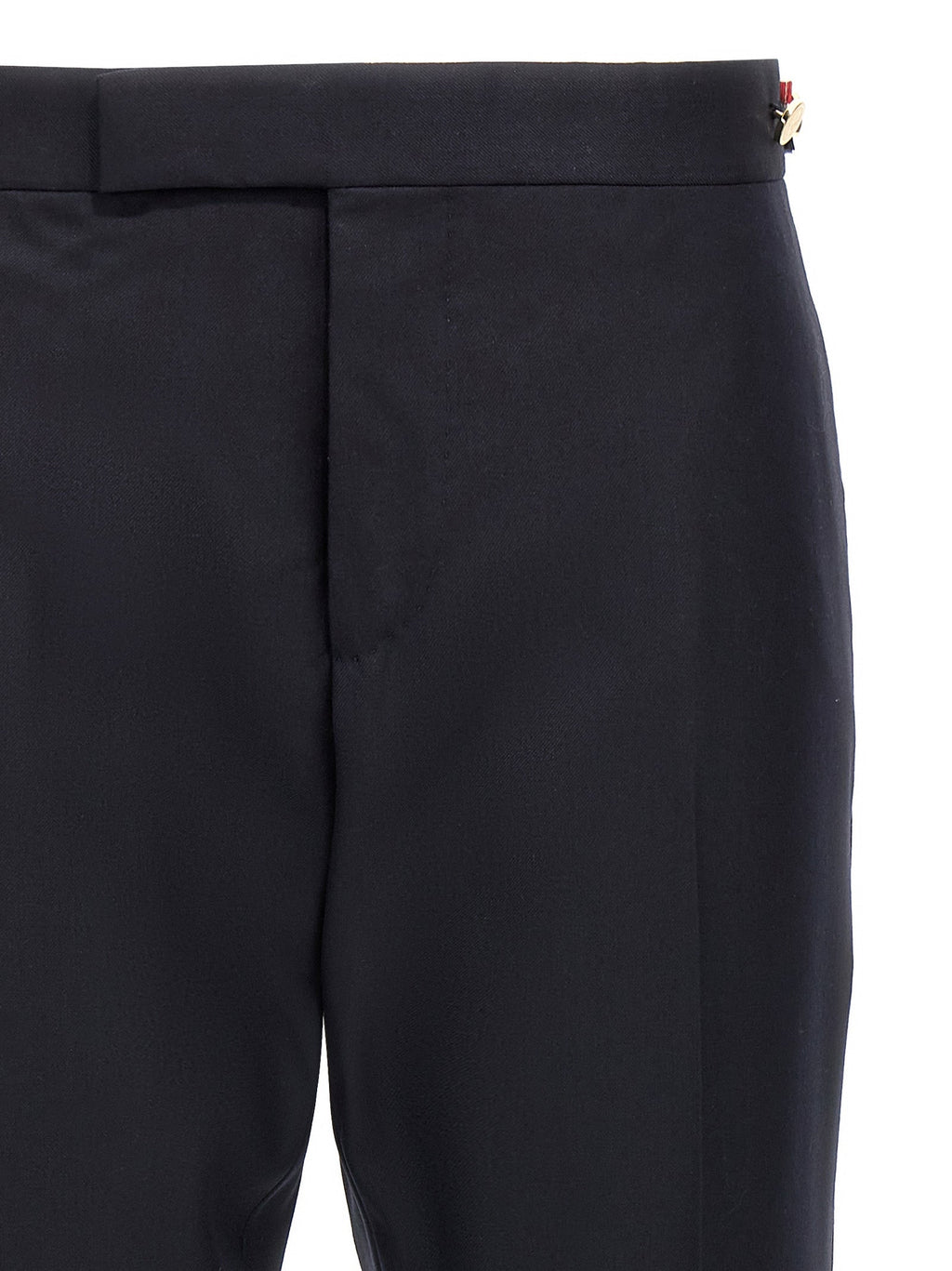 Thom Browne Blue Wool Casual Pants