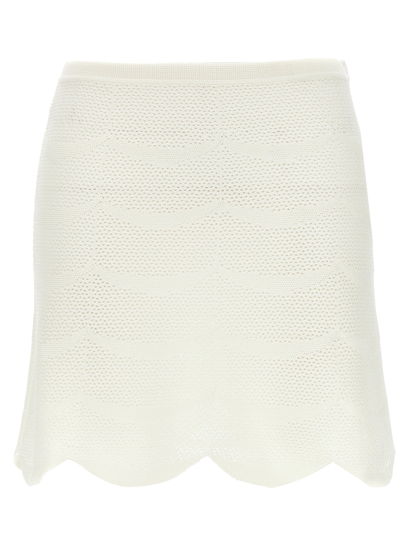 Tom Ford White Cotton Long Skirt
