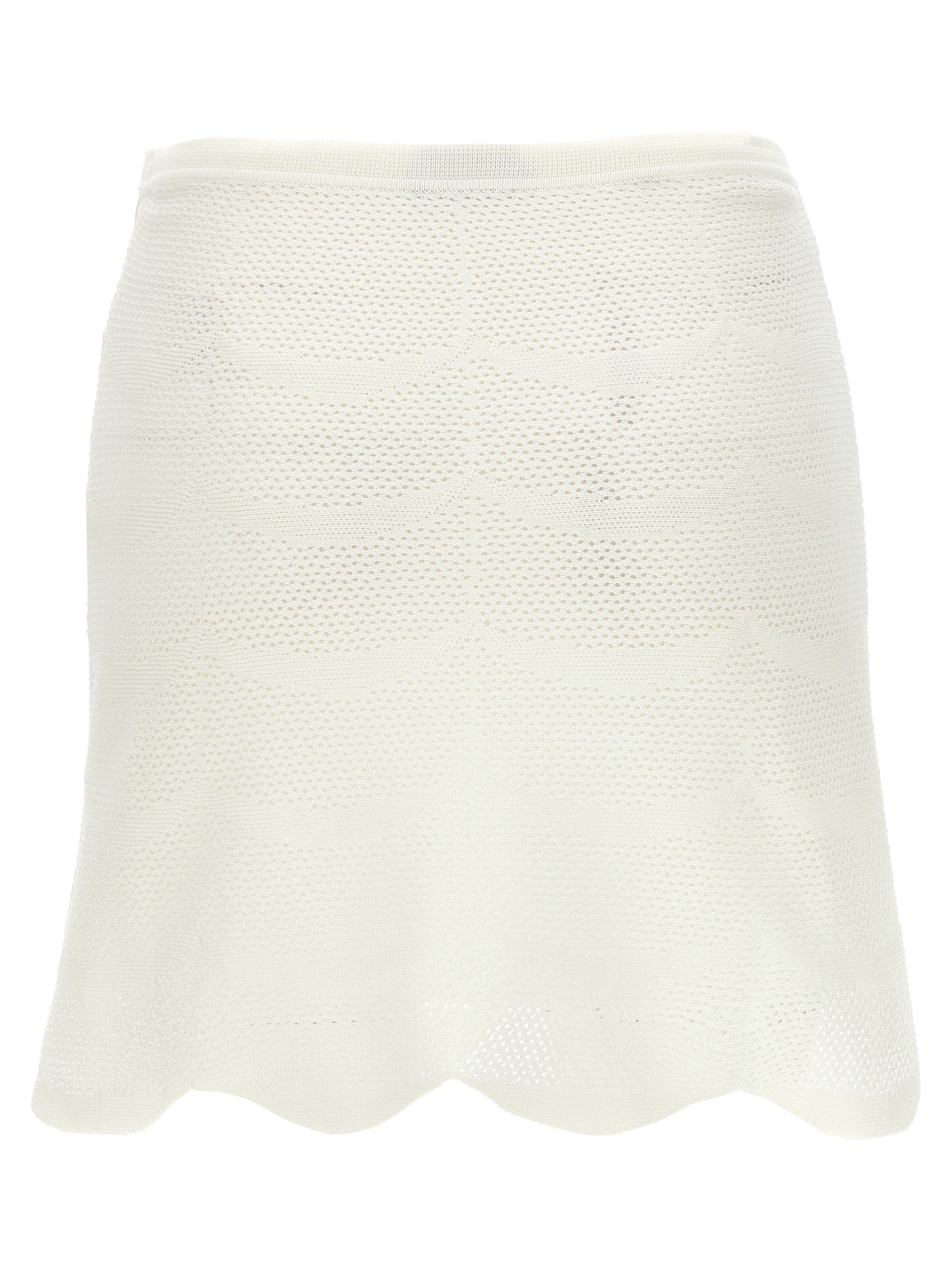 Tom Ford White Cotton Long Skirt