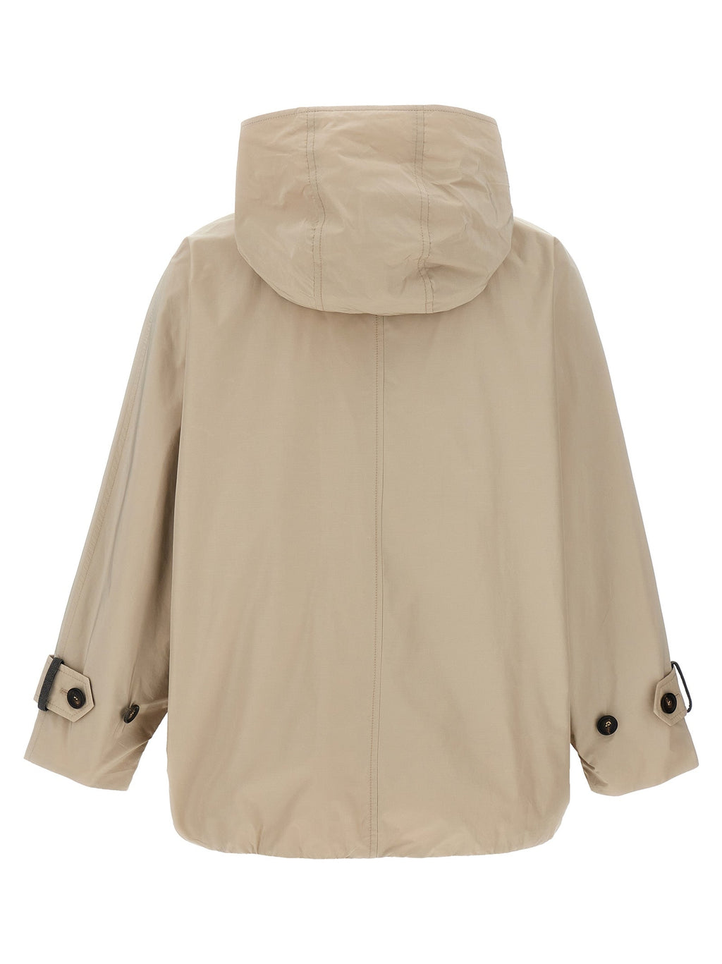 Brunello Cucinelli Beige Polyester Full-Length Jacket