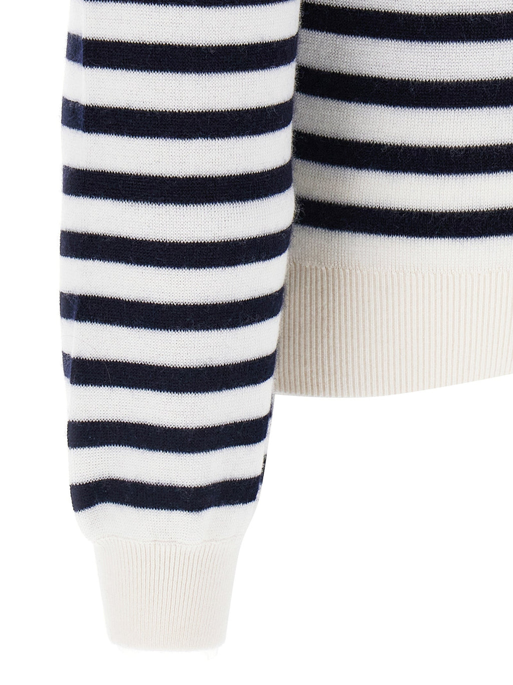 Khaite Bicolor Cashmere Cardigan