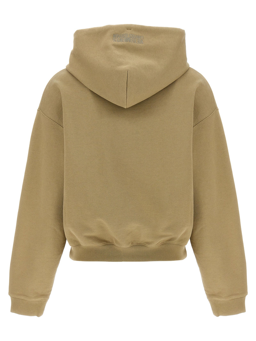Vetements Beige Cotton Hoodie