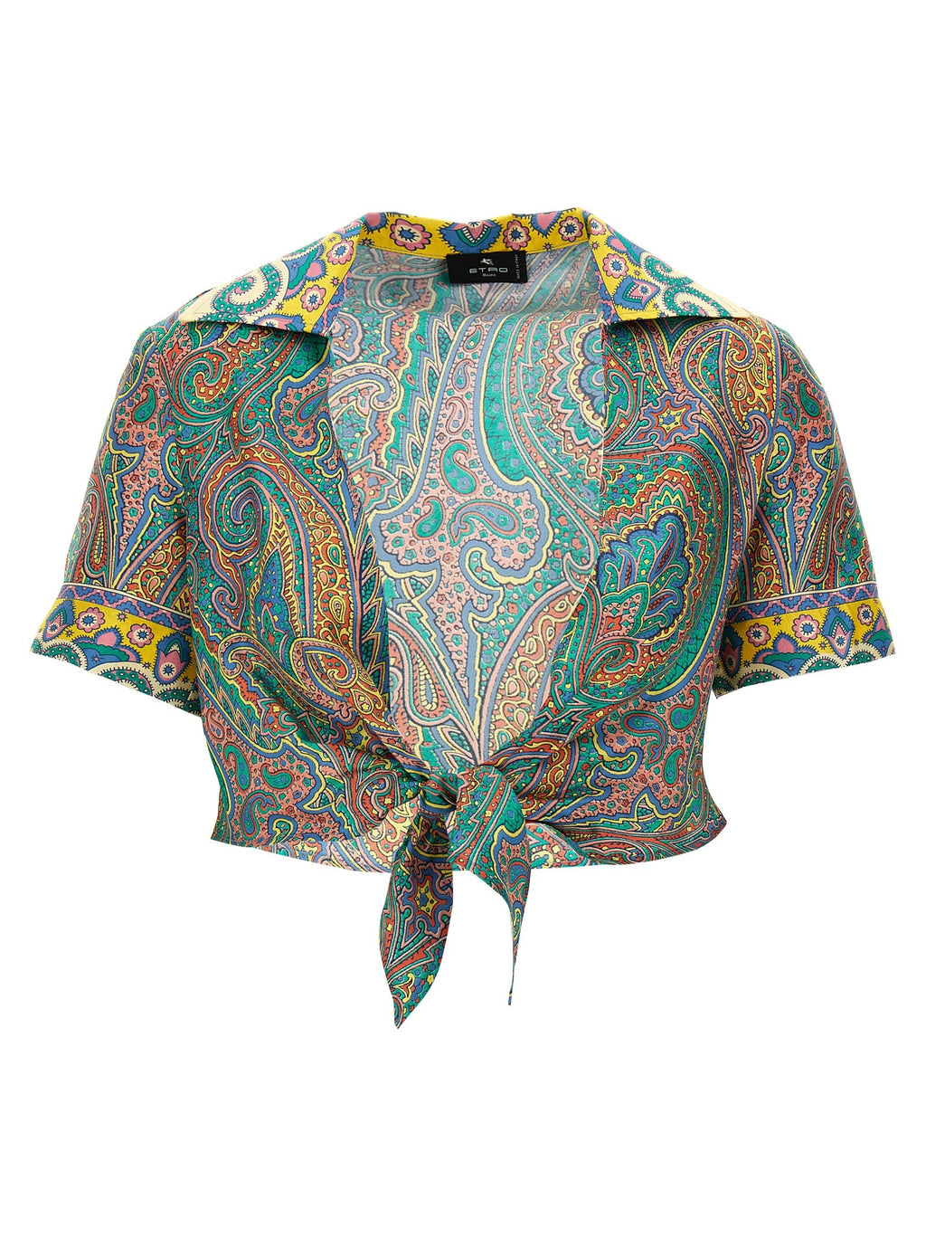 Etro Multicolor Silk Pattern Shirt