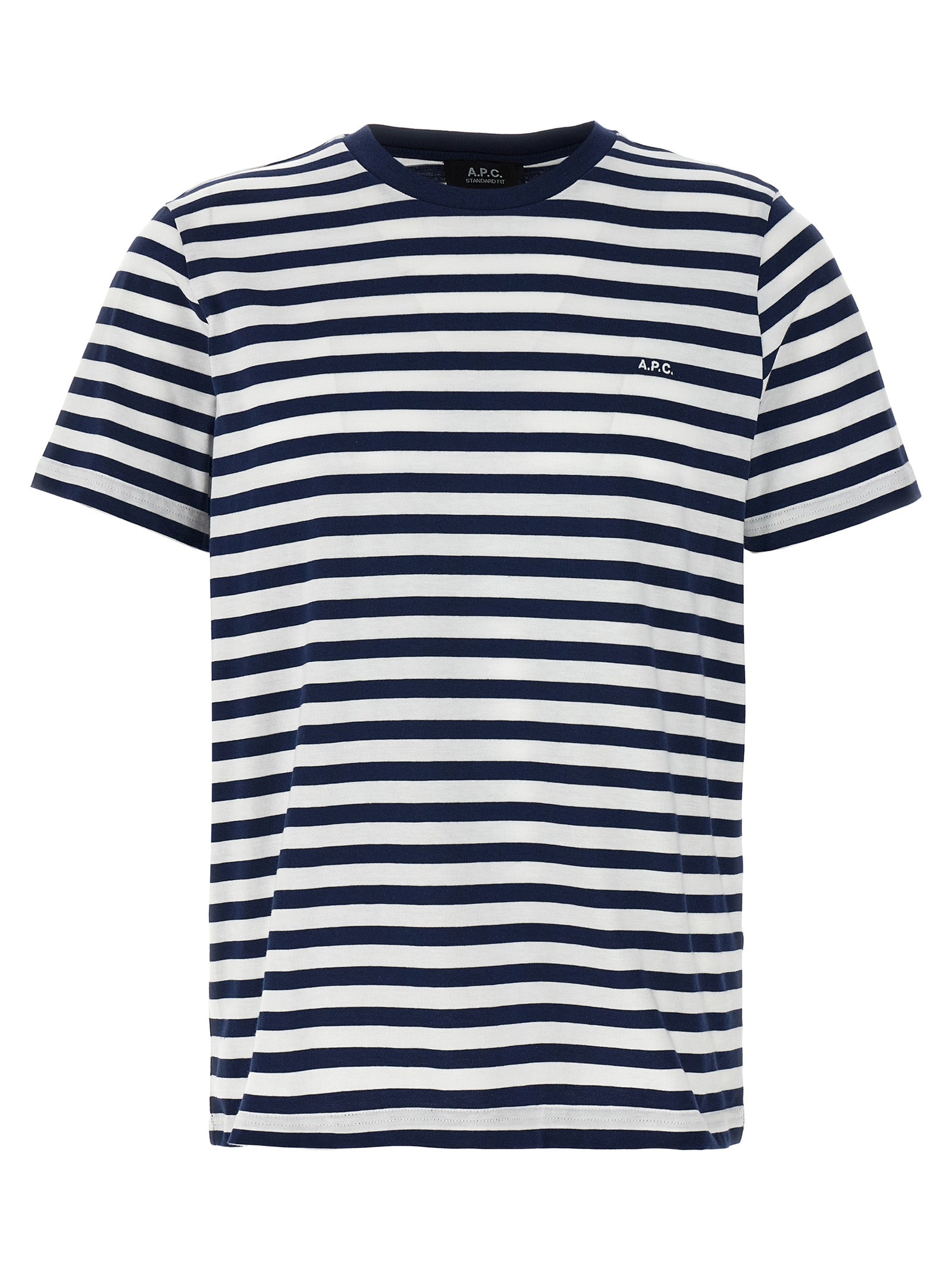A.P.C. Blue Cotton T-Shirt