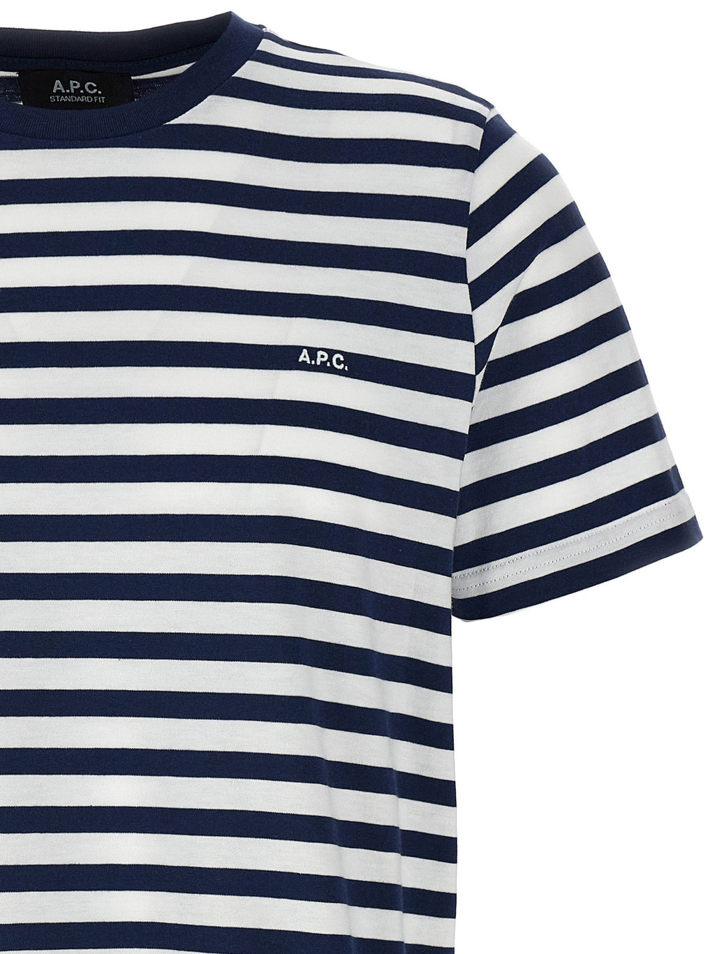 A.P.C. Blue Cotton T-Shirt