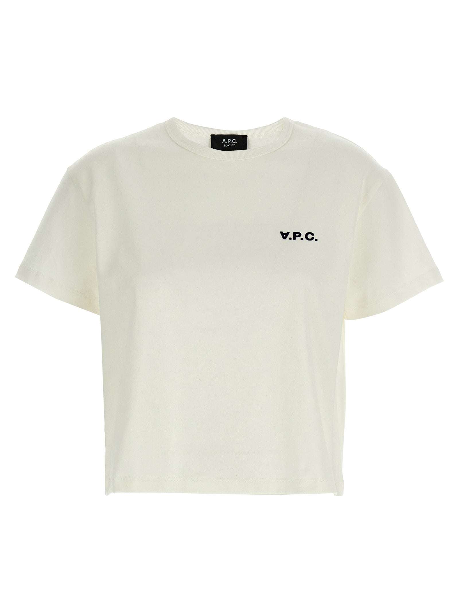 A.P.C. White Cotton T-Shirt