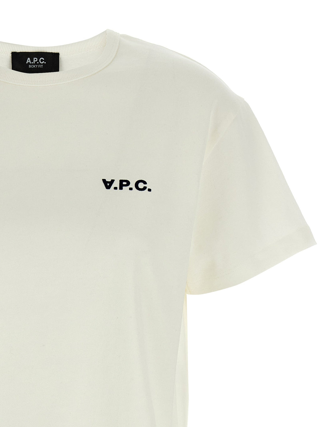 A.P.C. White Cotton T-Shirt