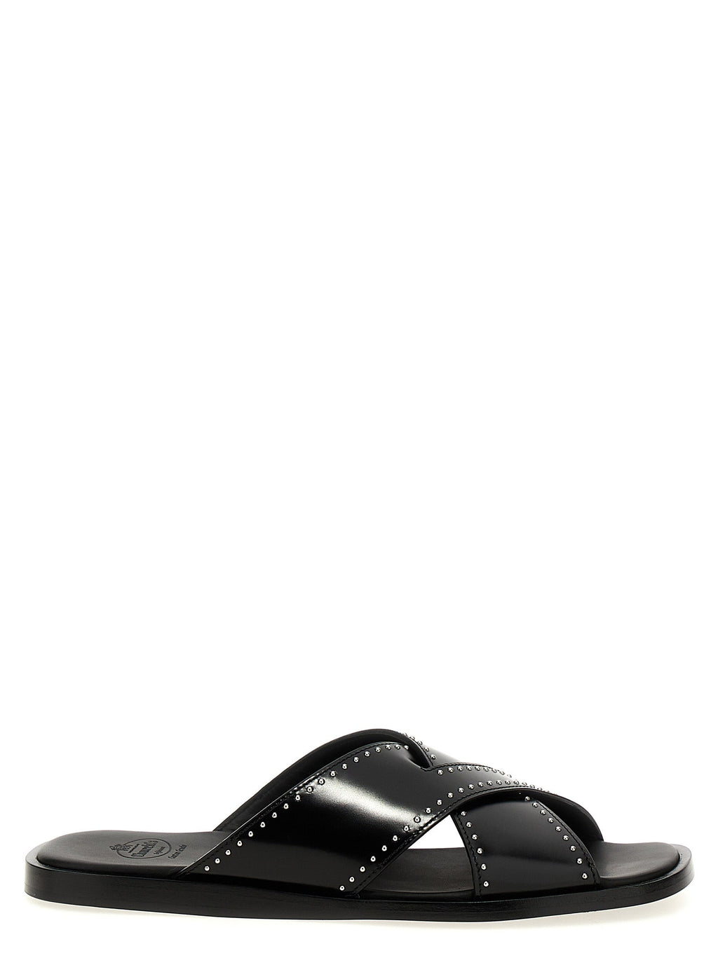 Church's Black Calf Leather Bos Taurus Slides