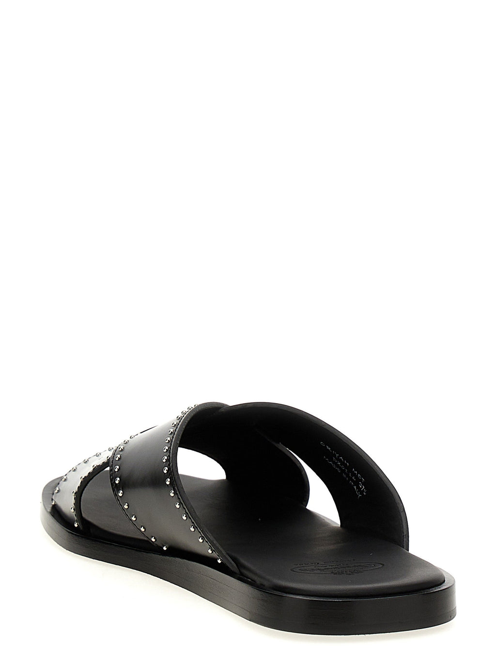 Church's Black Calf Leather Bos Taurus Slides