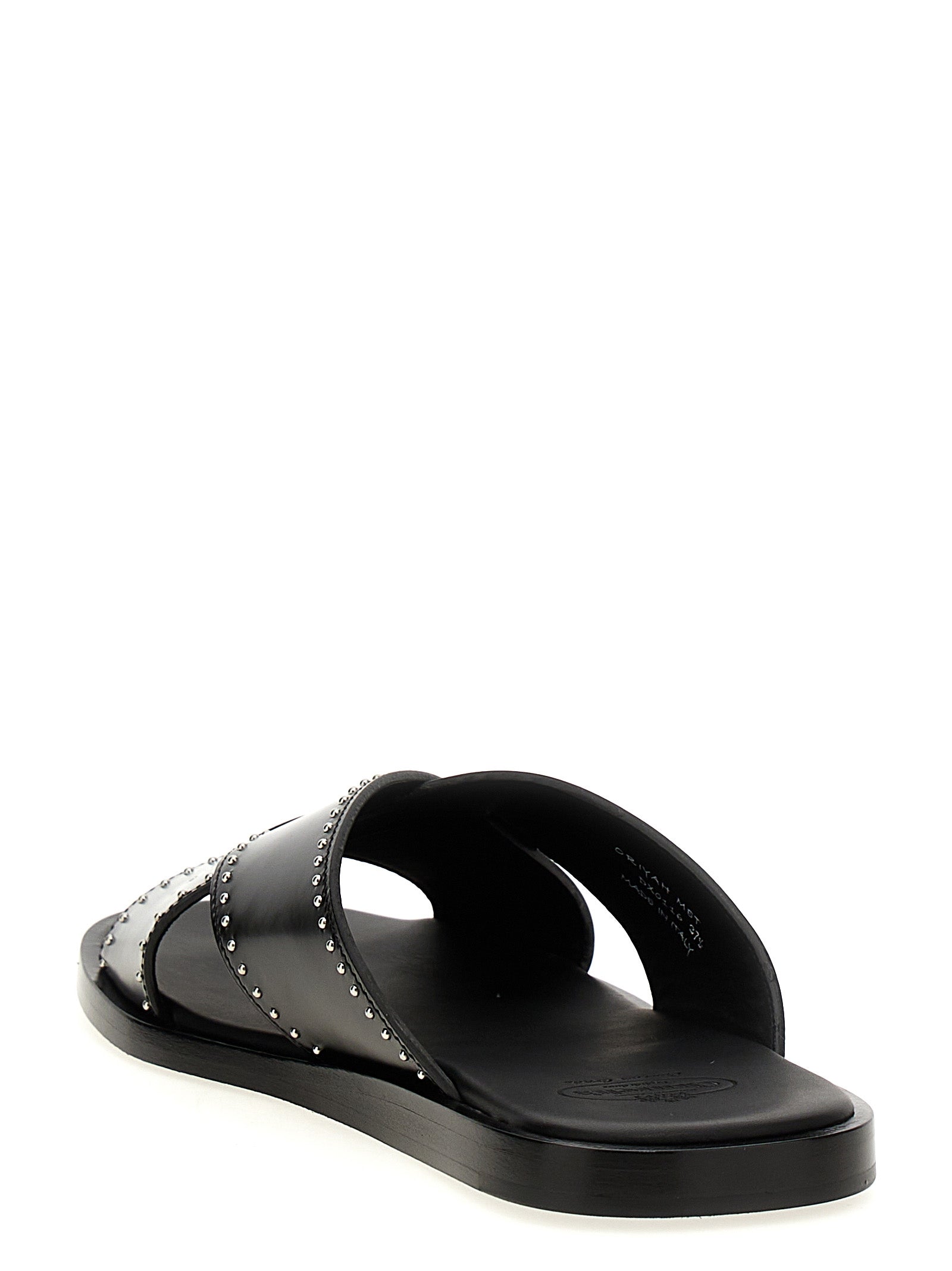 Church's Black Calf Leather Bos Taurus Slides