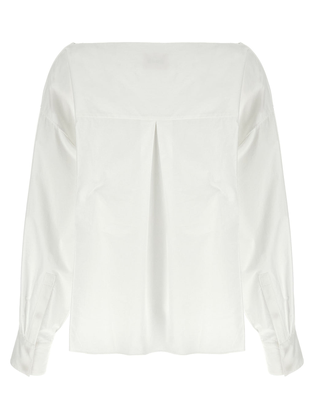 Khaite White Cotton Blouse