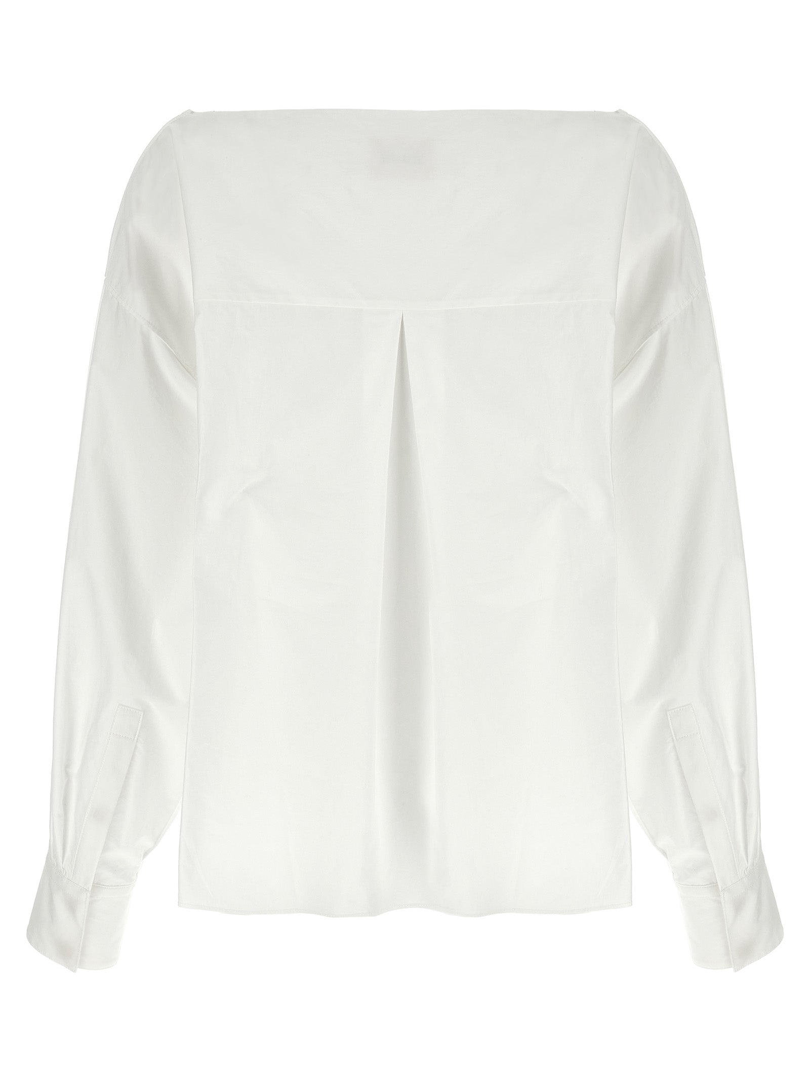 Khaite White Cotton Blouse