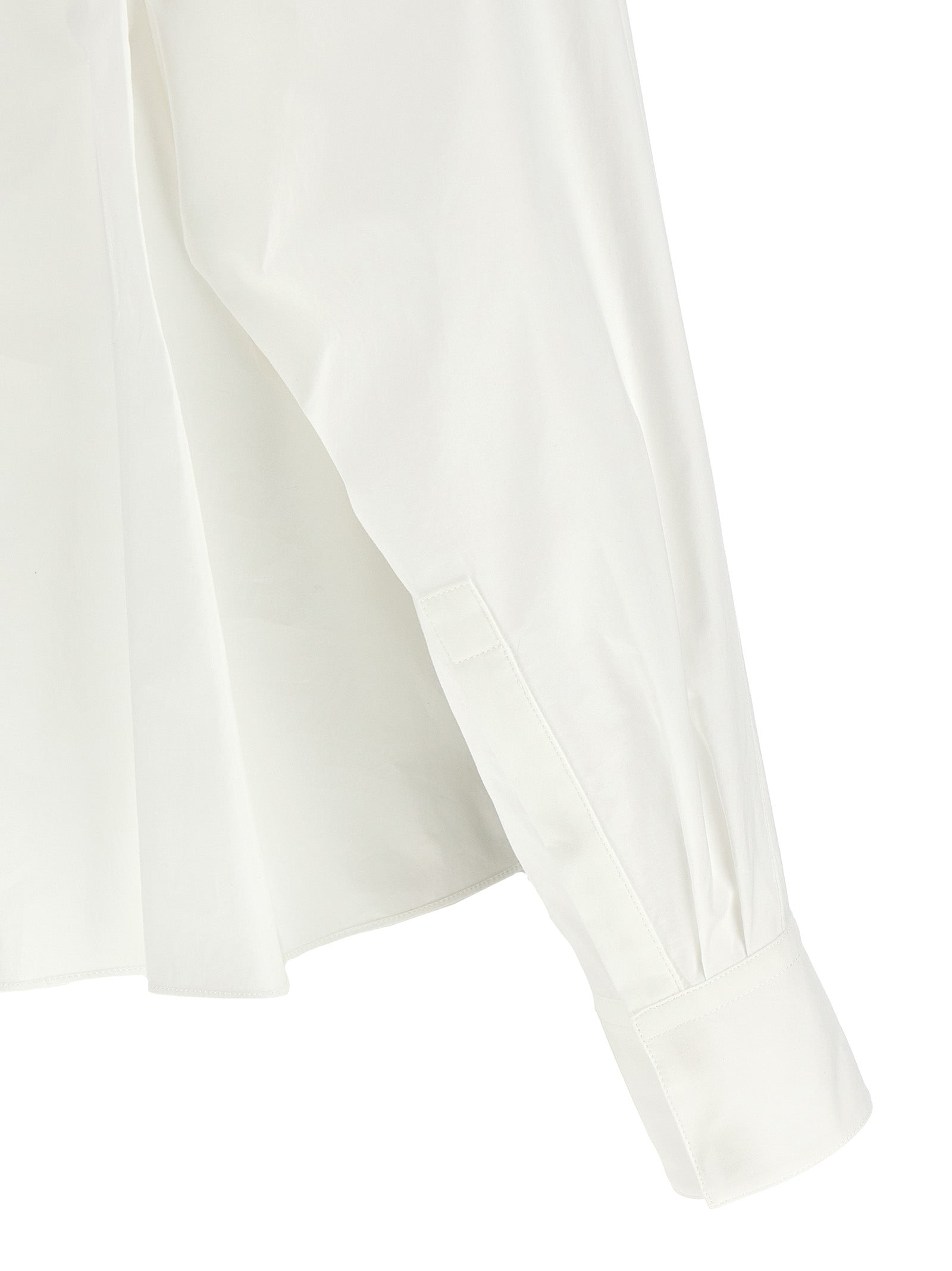 Khaite White Cotton Blouse