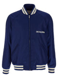 Valentino Garavani Blue Polyamide Bomber