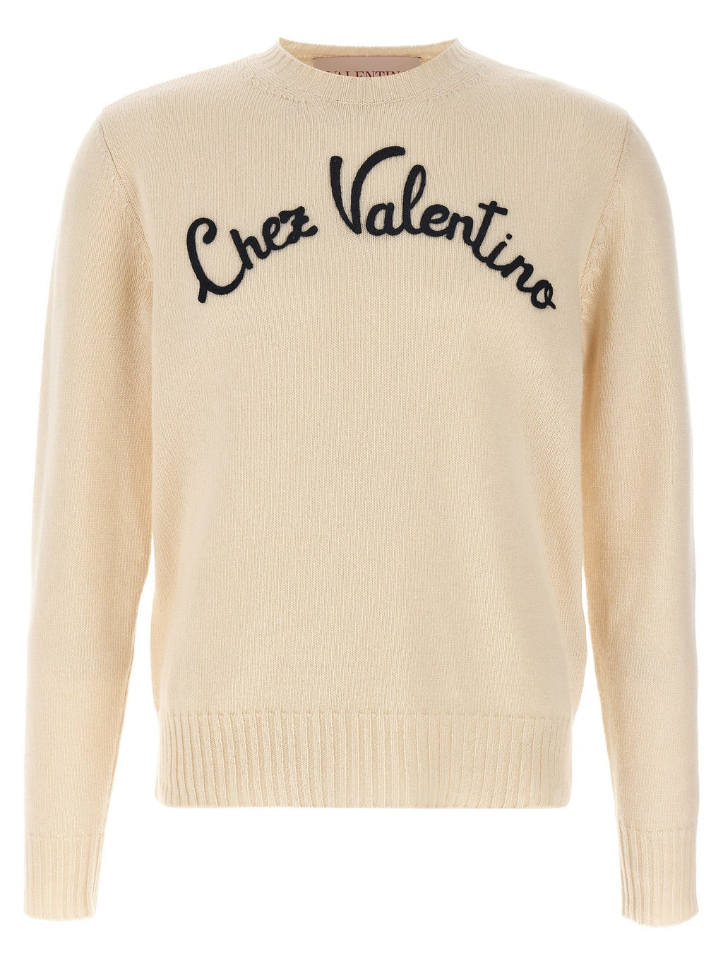 Valentino Garavani Beige Virgin Wool Cardigan