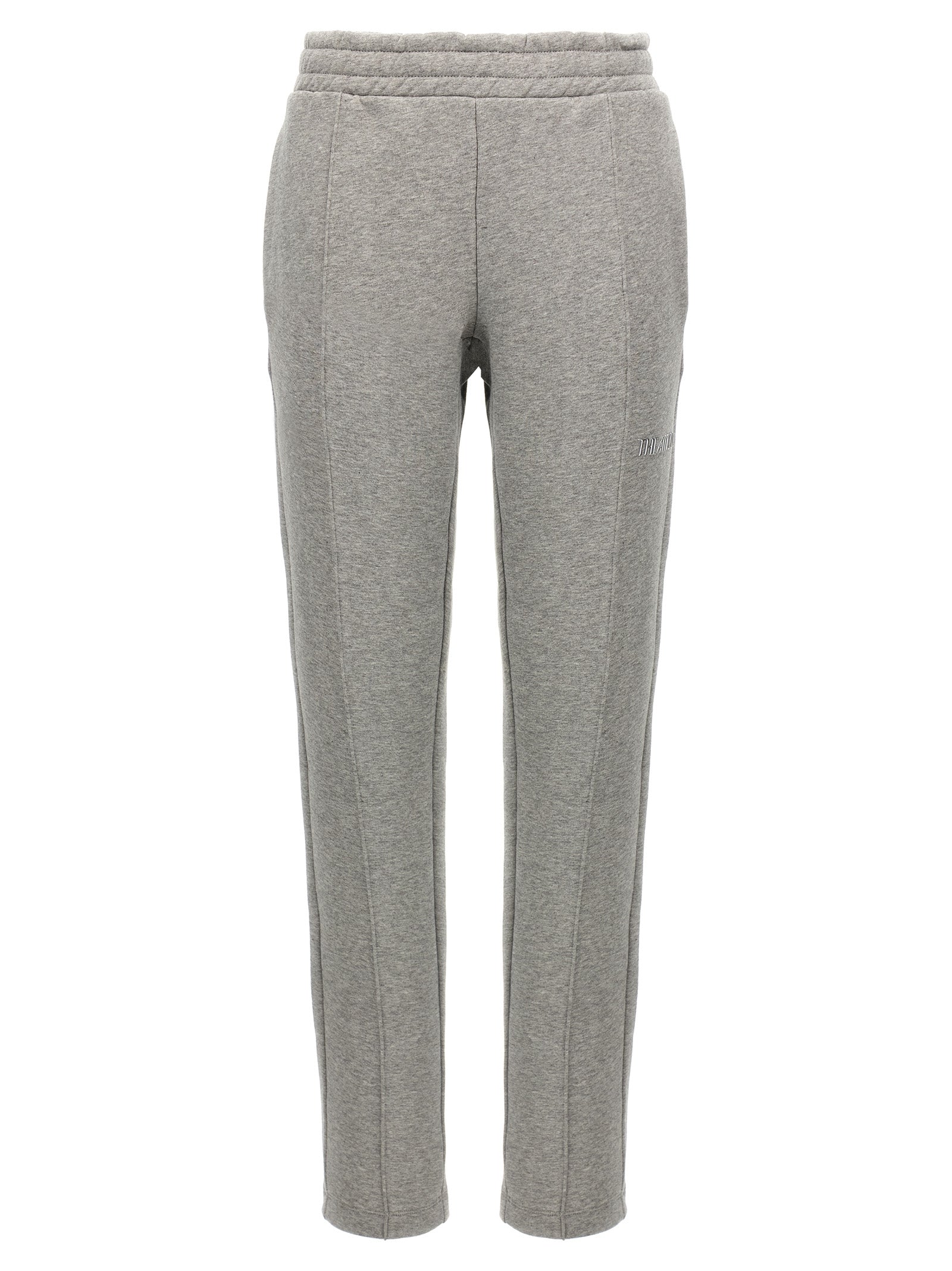 The Attico Gray Cotton Joggers (Workout Pants)