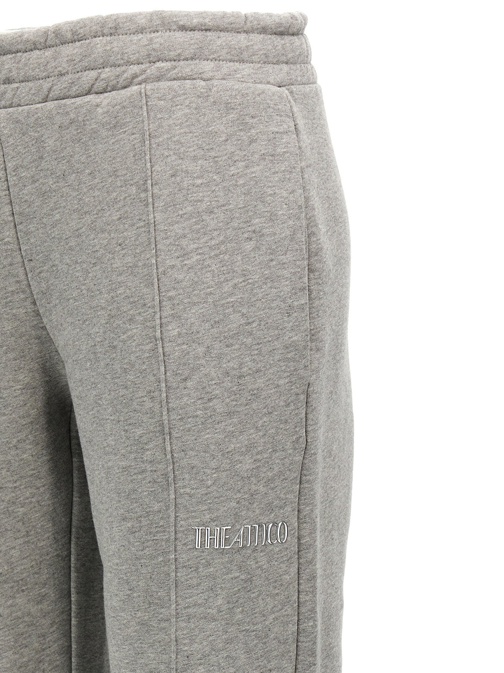 The Attico Gray Cotton Joggers (Workout Pants)
