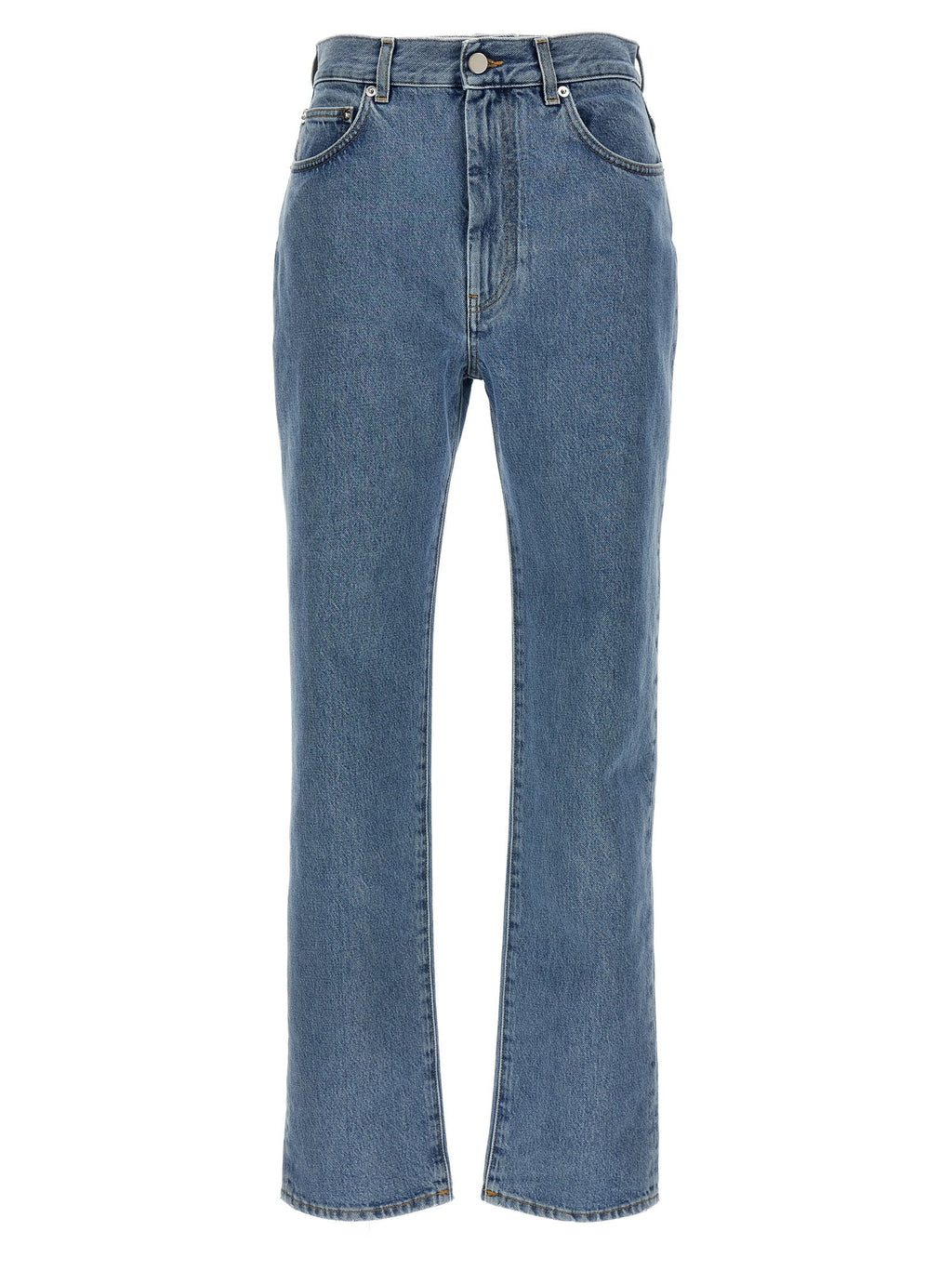 Loulou De Saison Blue Organic Cotton Straight-Leg Jeans