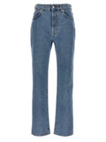 Loulou De Saison Blue Organic Cotton Straight-Leg Jeans