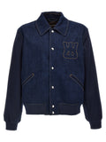 WALES BONNER Blue Cotton Denim Jacket