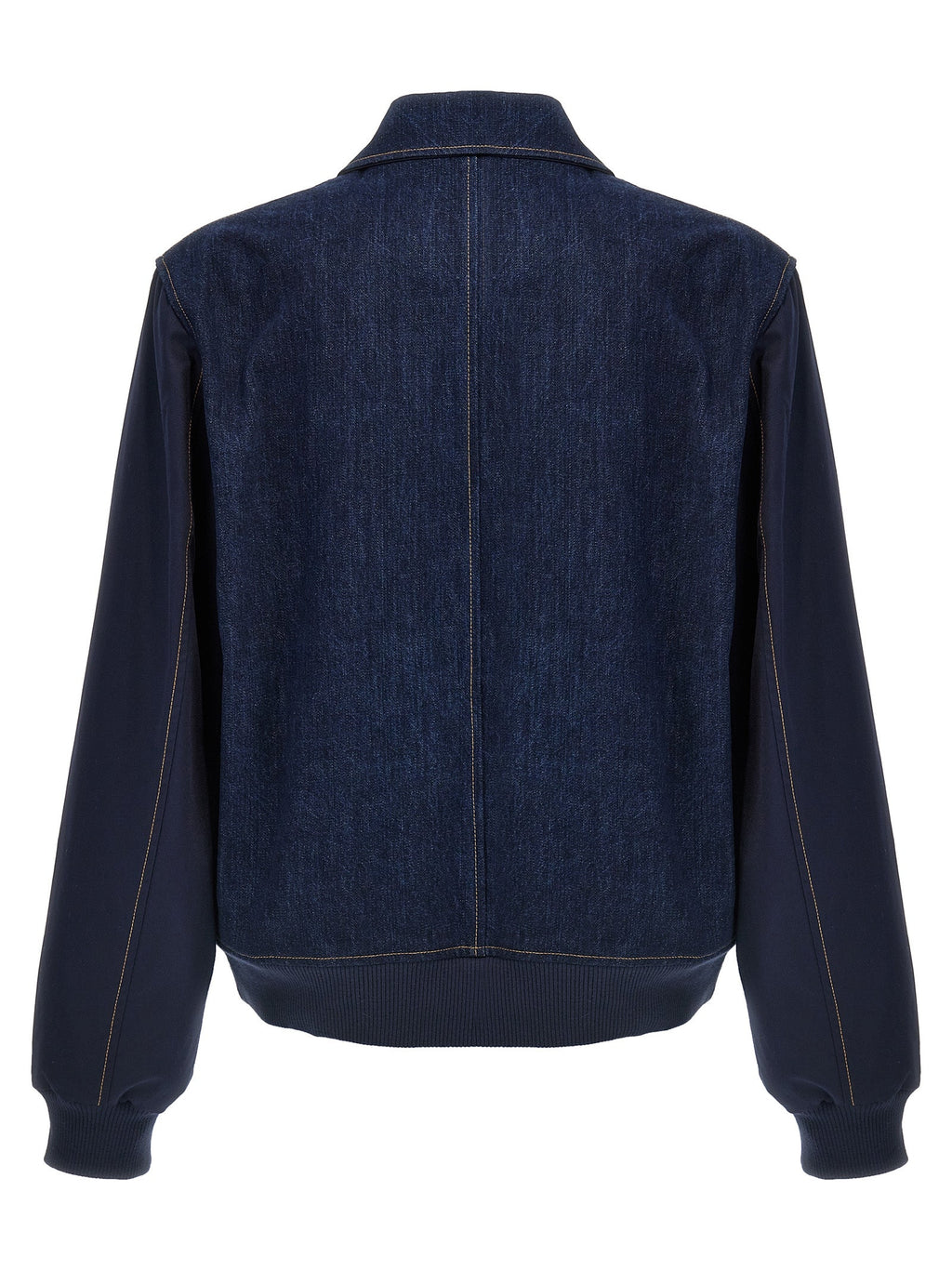 WALES BONNER Blue Cotton Denim Jacket